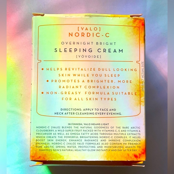 Lumene [Valo Nordic-C Overnight Sleep Brightening Cream - Picture 3 of 3